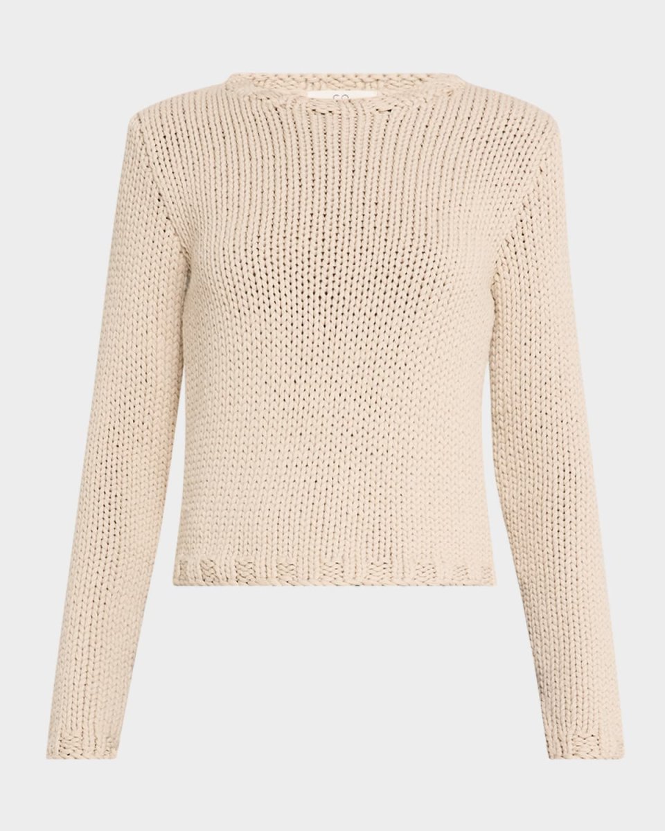 Long-Sleeve Knit Crewneck Sweat
